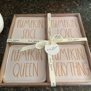 RAE DUNN coaster set!